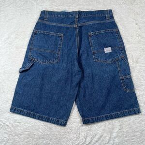 Levi’s Mens Dark Wash Cargo Carpenter Shorts